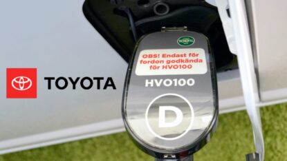 Toyota adotta il diesel Hvo100